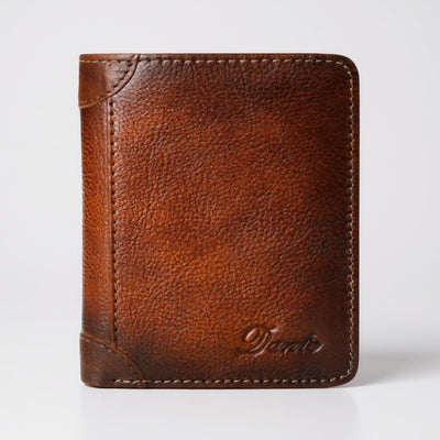 Portefeuille homme cuir élégant à rabat pratique