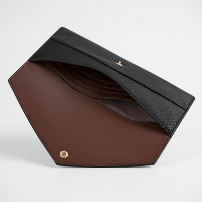 Portefeuille pochette zippée