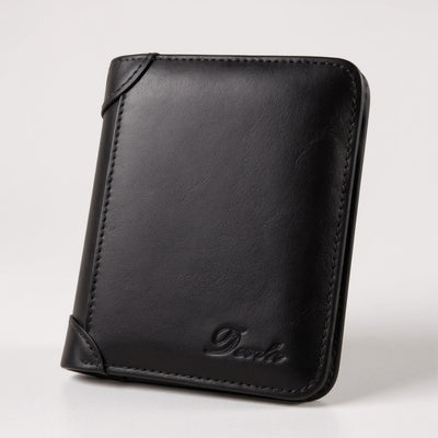 Portefeuille homme cuir élégant à rabat pratique